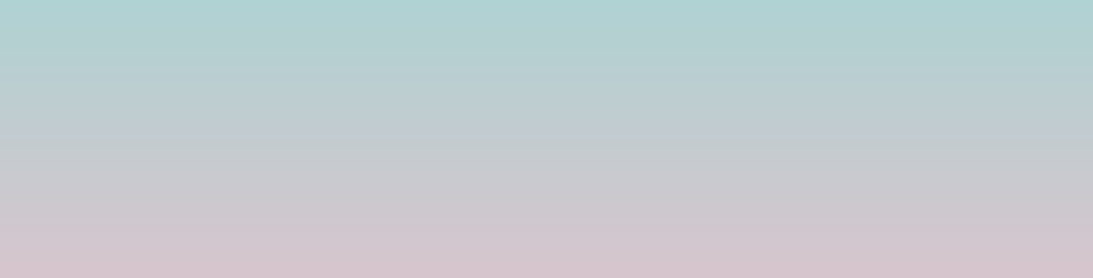 aqua to blush gradient